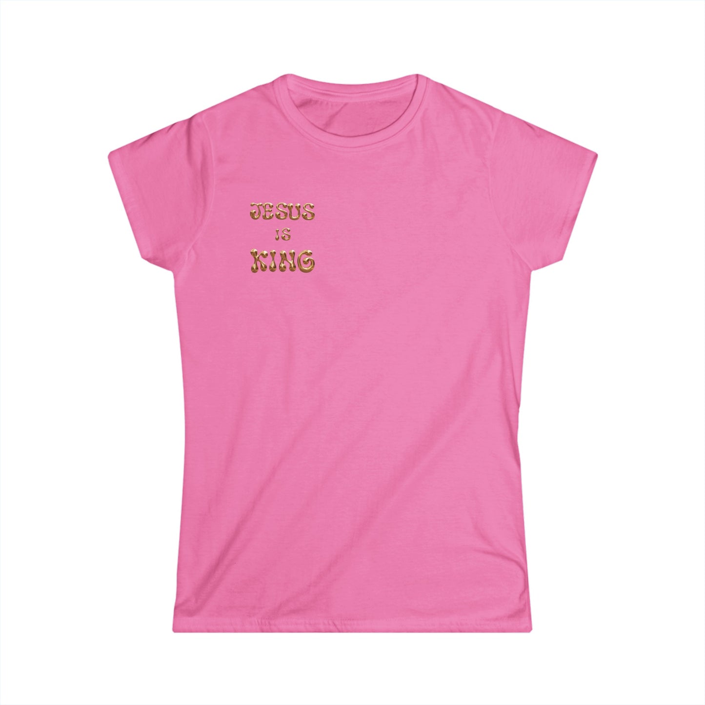 Women's Softstyle Tee Theme:Jesus is King