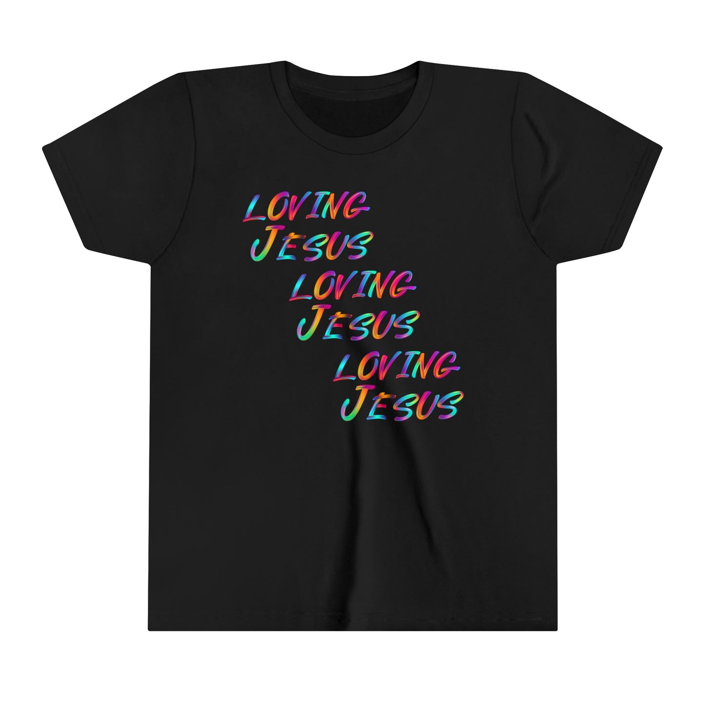 Youth Short Sleeve Tee:  Loving Jesus / For Girls