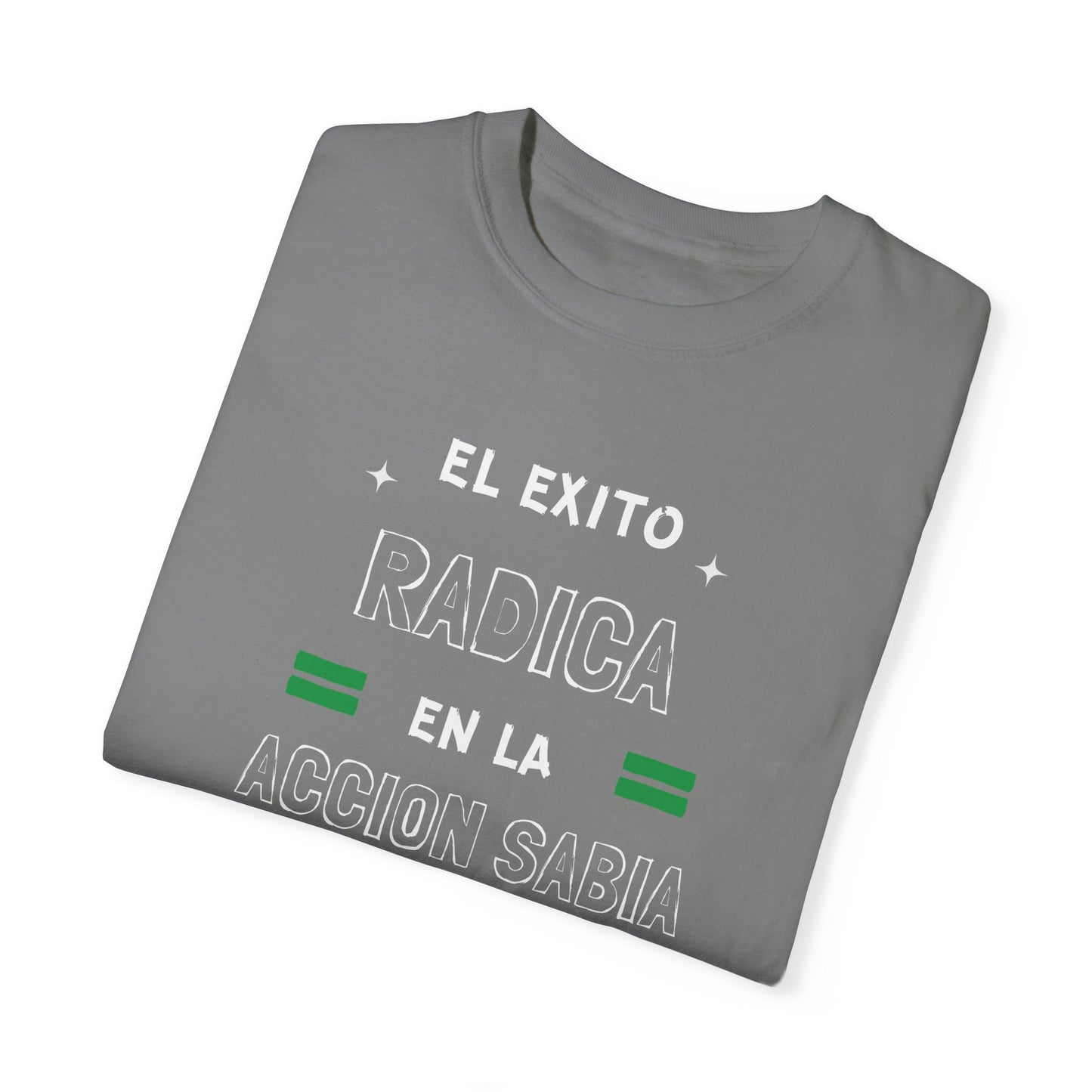 Unisex Garment-Dyed T-shirt: Theme: El éxito radica