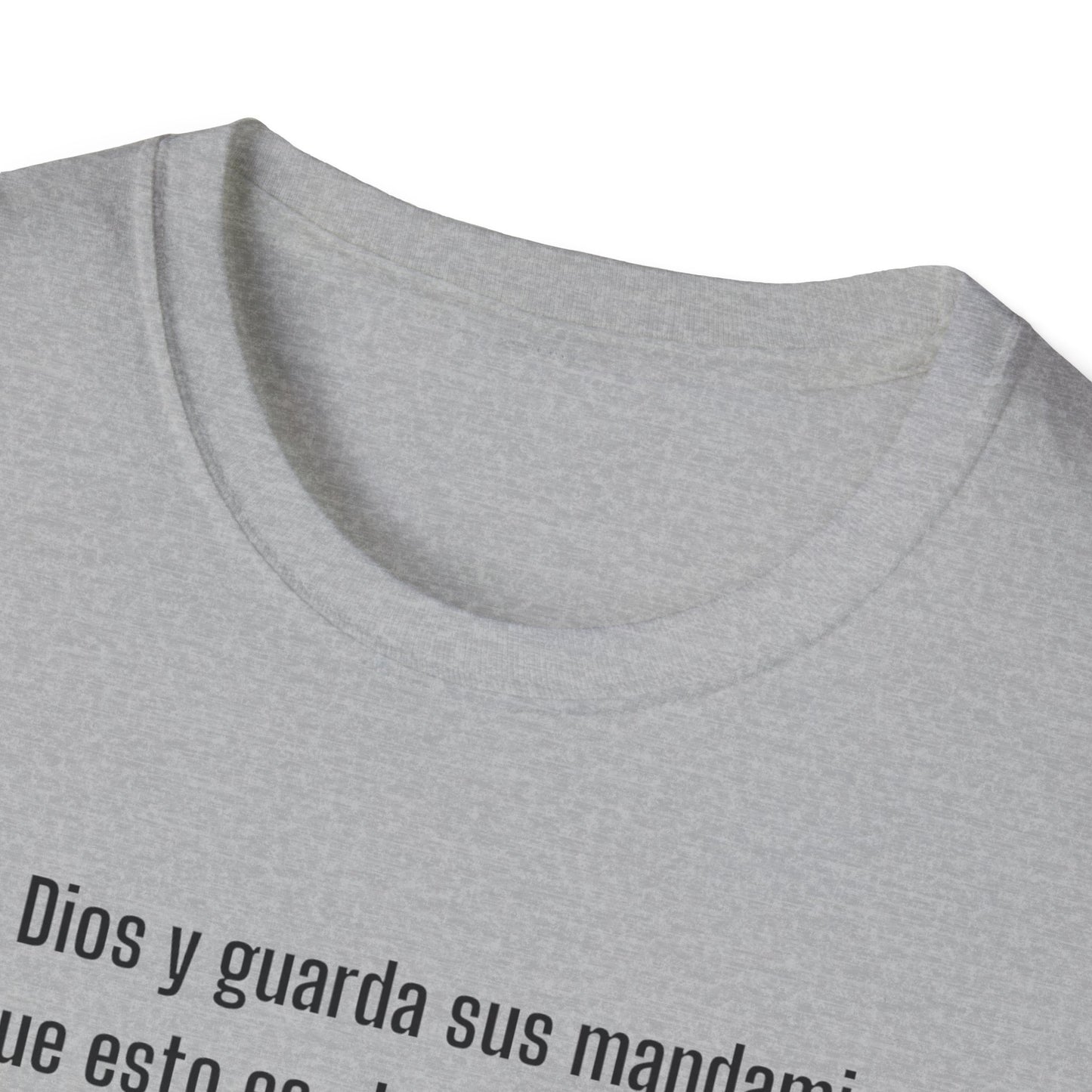 Unisex Softstyle T-Shirt: Theme Teme a Dios