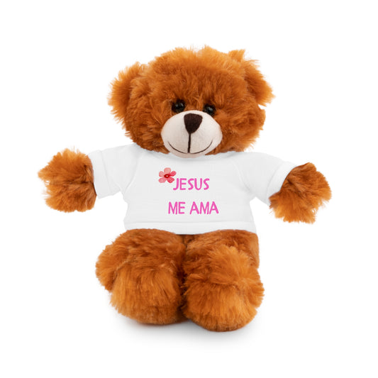 Stuffed Animals with Tee : Girls Jesus me Ama