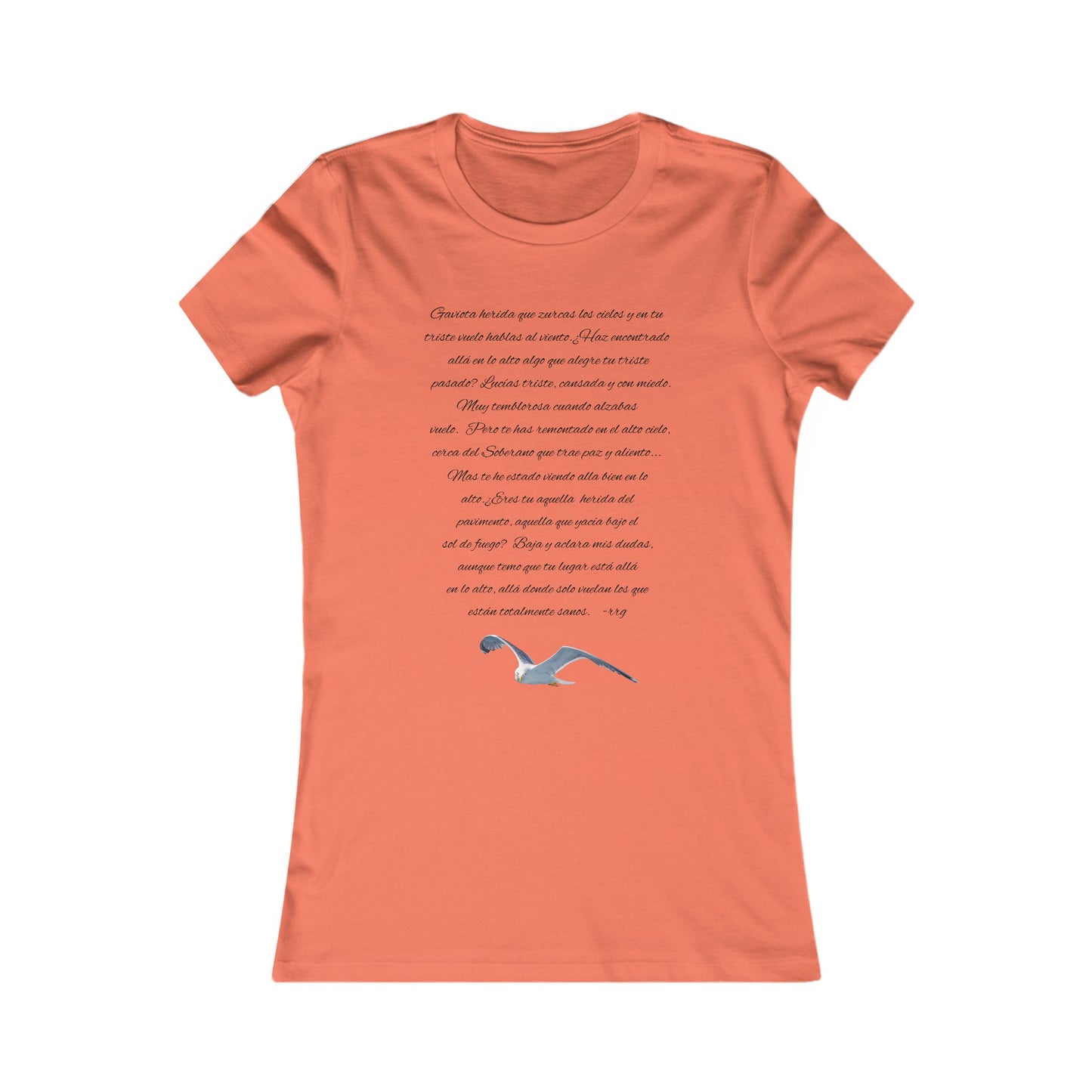 Women's Favorite Tee / Theme: 'Gaviota herida' (Wounded seagull)