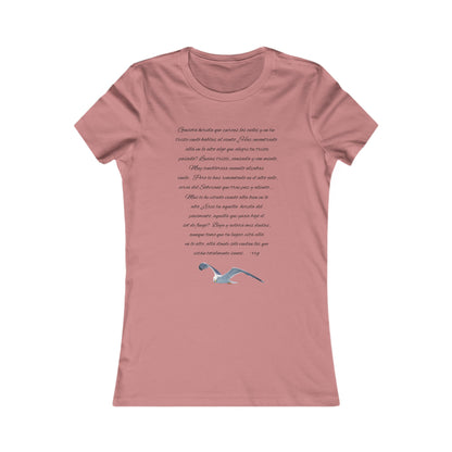 Women's Favorite Tee / Theme: 'Gaviota herida' (Wounded seagull)