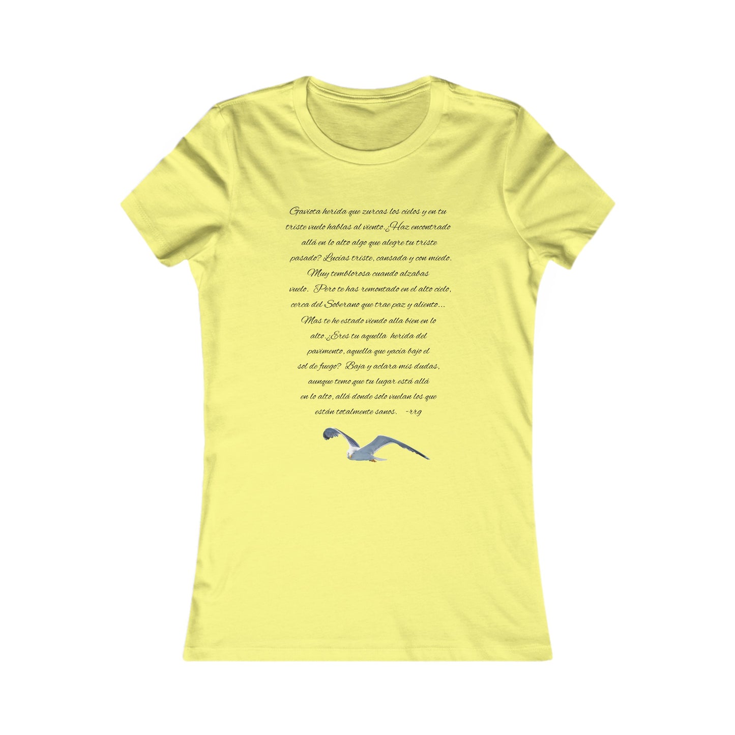 Women's Favorite Tee / Theme: 'Gaviota herida' (Wounded seagull)