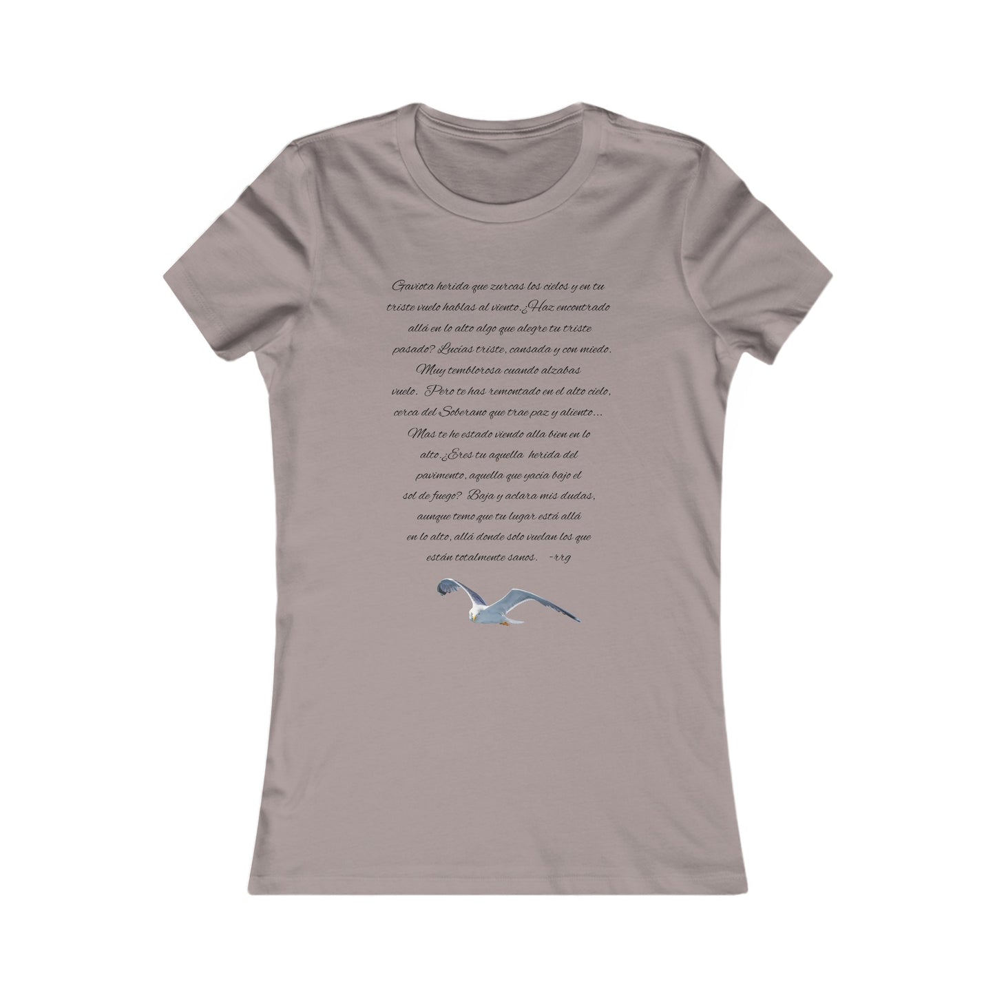 Women's Favorite Tee / Theme: 'Gaviota herida' (Wounded seagull)