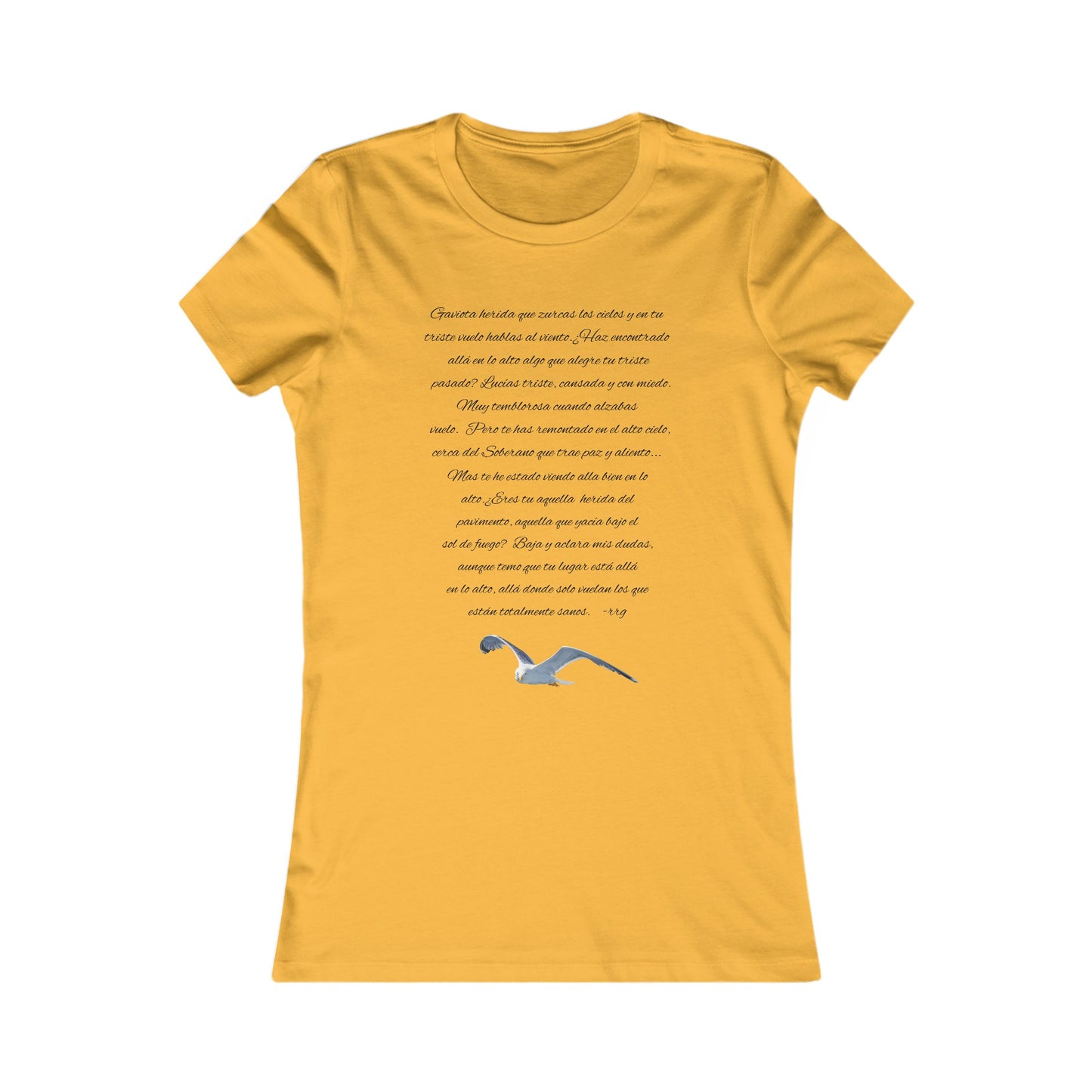 Women's Favorite Tee / Theme: 'Gaviota herida' (Wounded seagull)