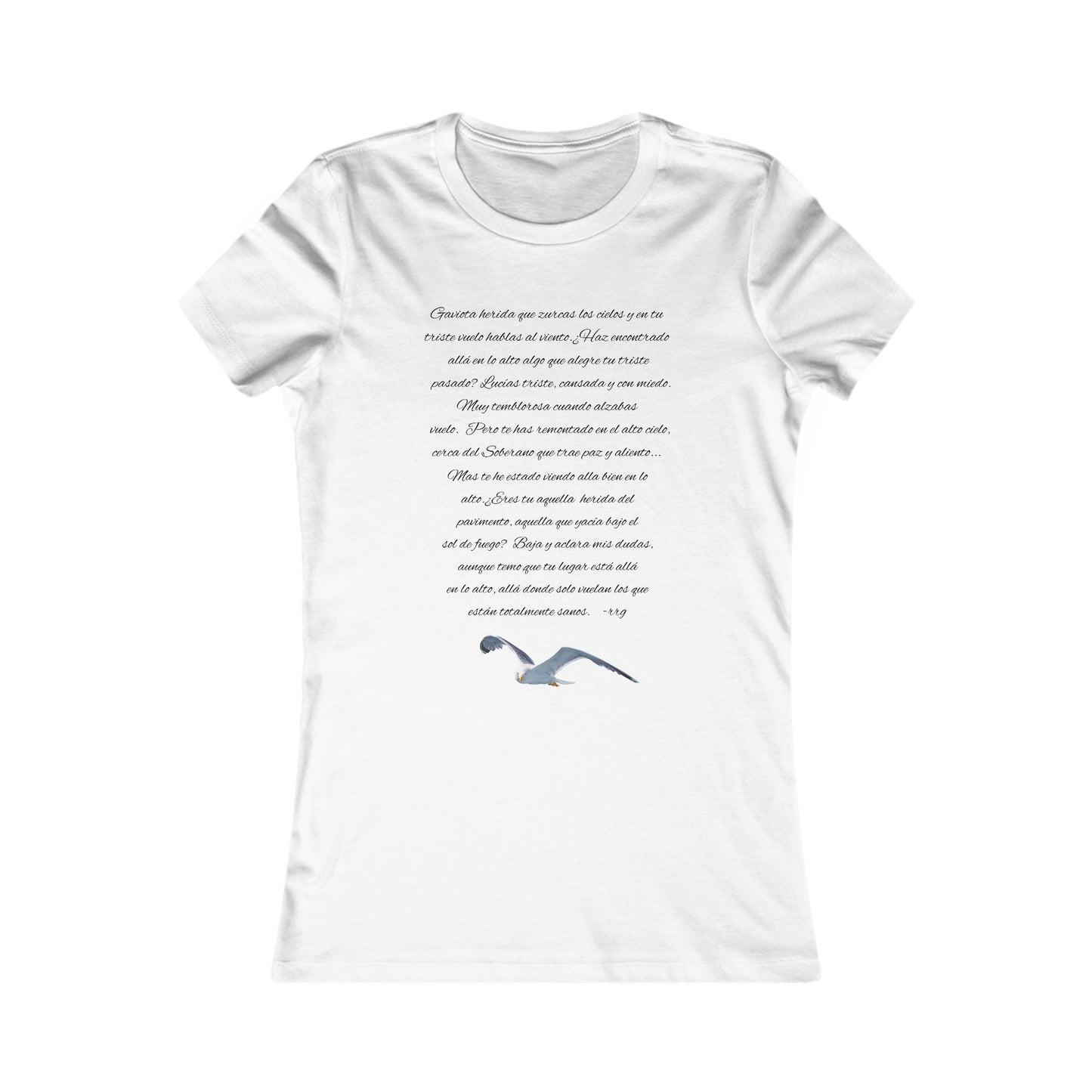 Women's Favorite Tee / Theme: 'Gaviota herida' (Wounded seagull)