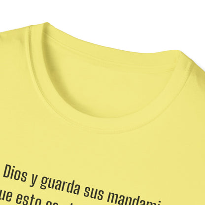 Unisex Softstyle T-Shirt: Theme Teme a Dios