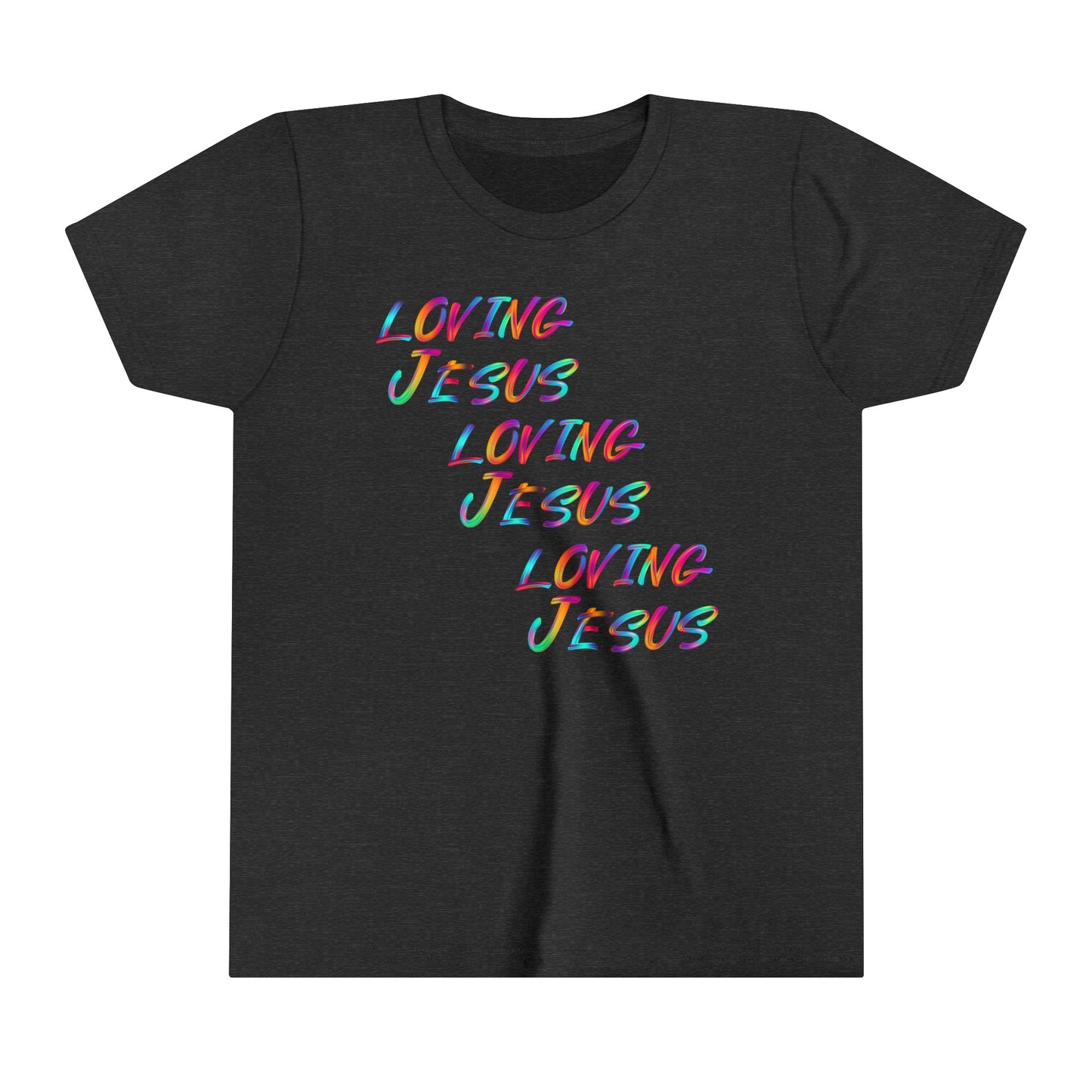 Youth Short Sleeve Tee:  Loving Jesus / For Girls