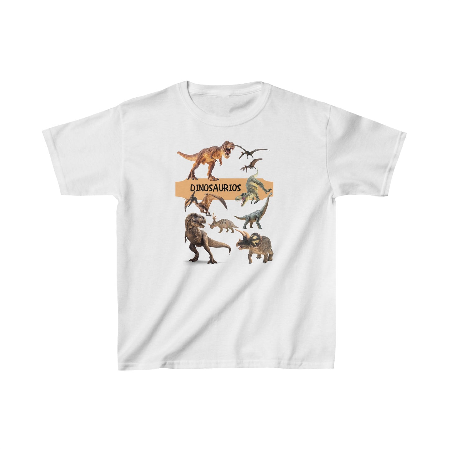 Kids Heavy Cotton™ Tee Theme: Dinosaurios