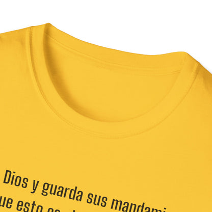 Unisex Softstyle T-Shirt: Theme Teme a Dios