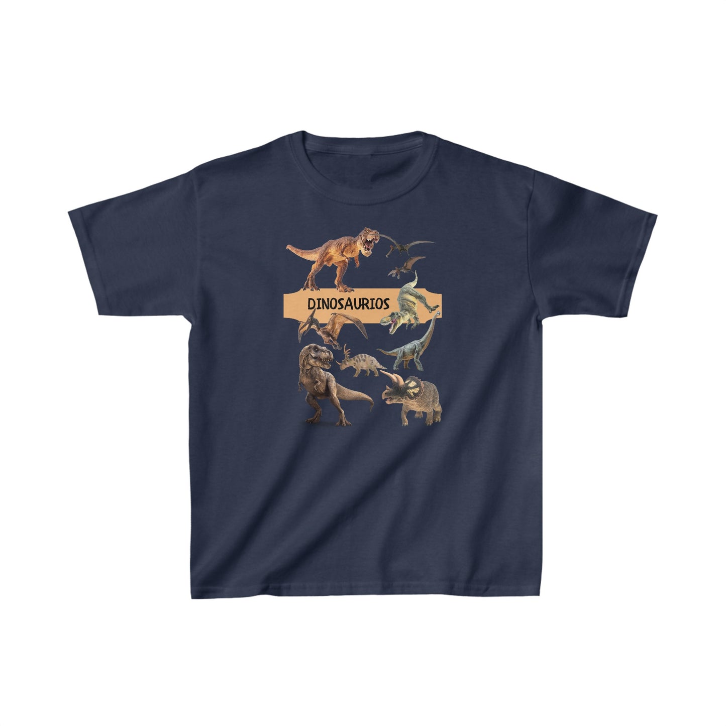 Kids Heavy Cotton™ Tee Theme: Dinosaurios