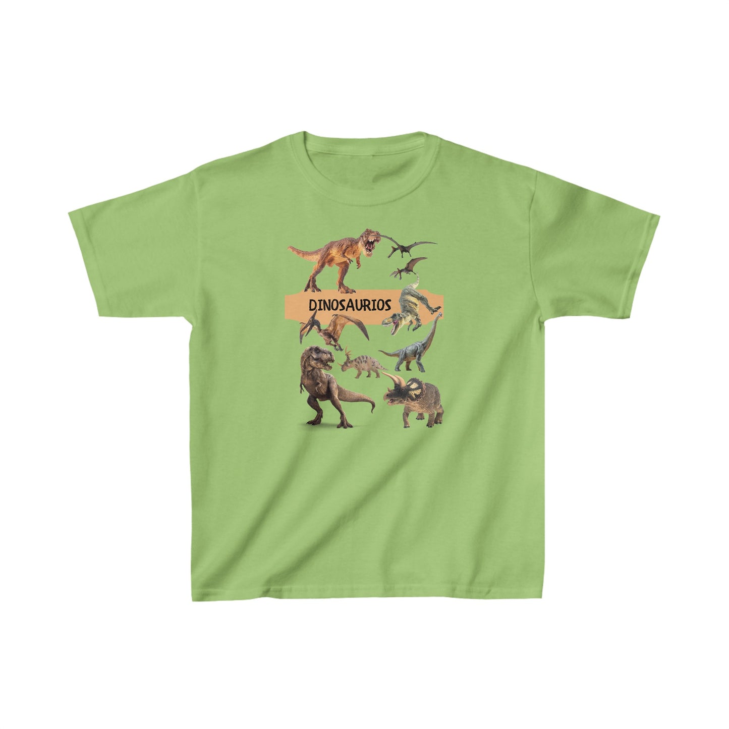 Kids Heavy Cotton™ Tee Theme: Dinosaurios